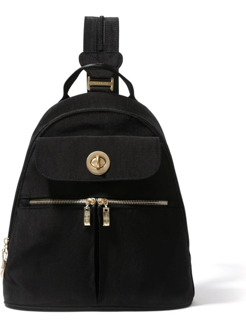 Convertible Travel Backpack Sling - 12" Nylon Handbag with RFID & Tablet Sleeve